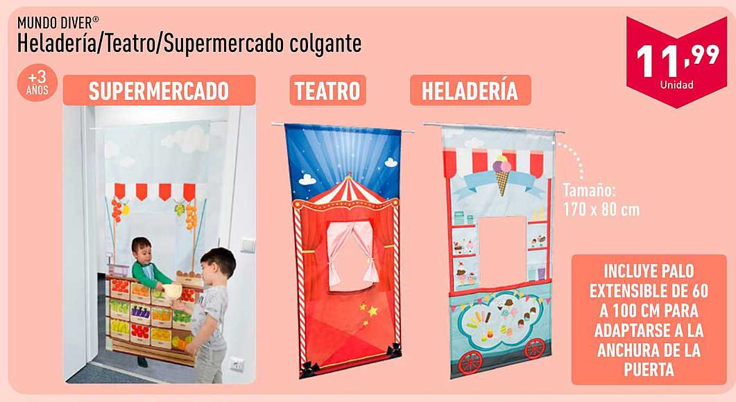 Heladería/Teatro/Supermercado colgante