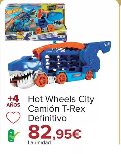 Hot Wheels City Camión T-Rex Definitivo