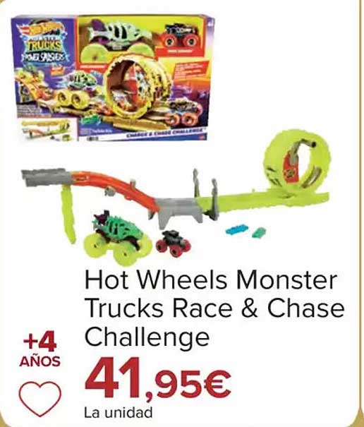 Hot Wheels Monster Trucks Race & Chase Challenge