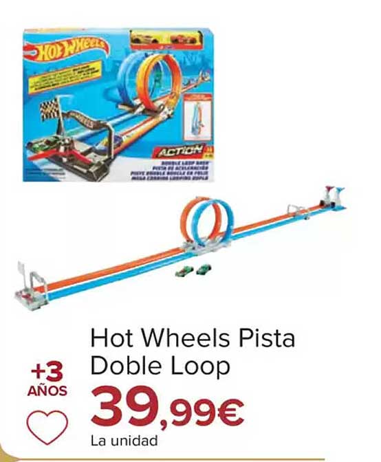 Hot Wheels Pista Doble Loop