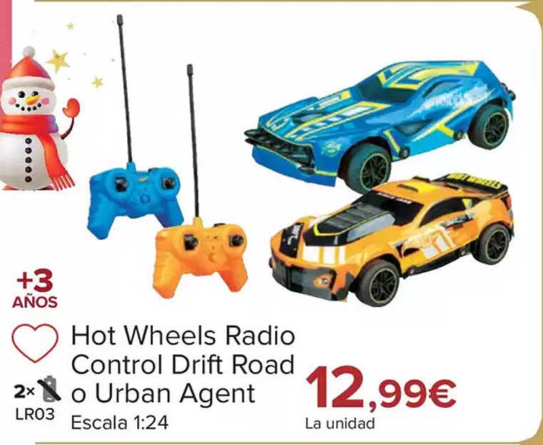 Hot Wheels Radio Control Drift Road o Urban Agent