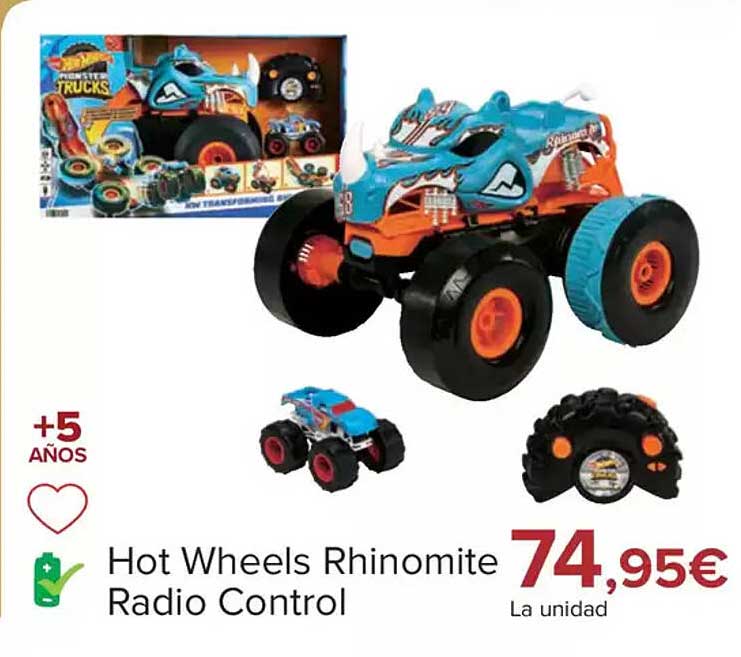 Hot Wheels Rhinomite Radio Control