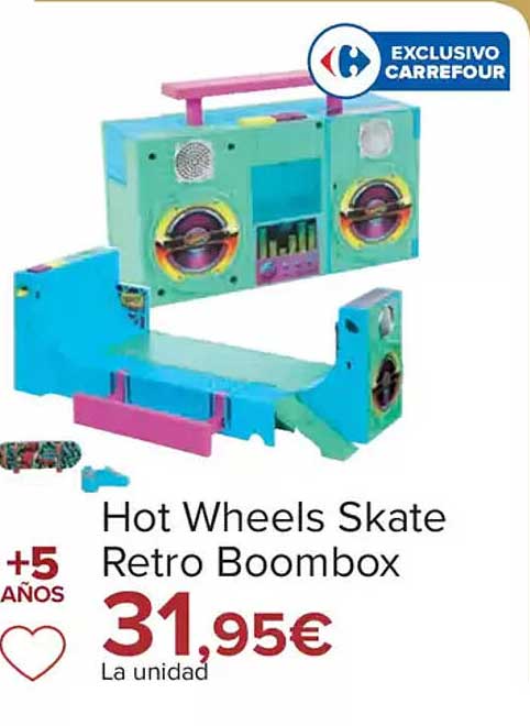 Hot Wheels Skate Retro Boombox