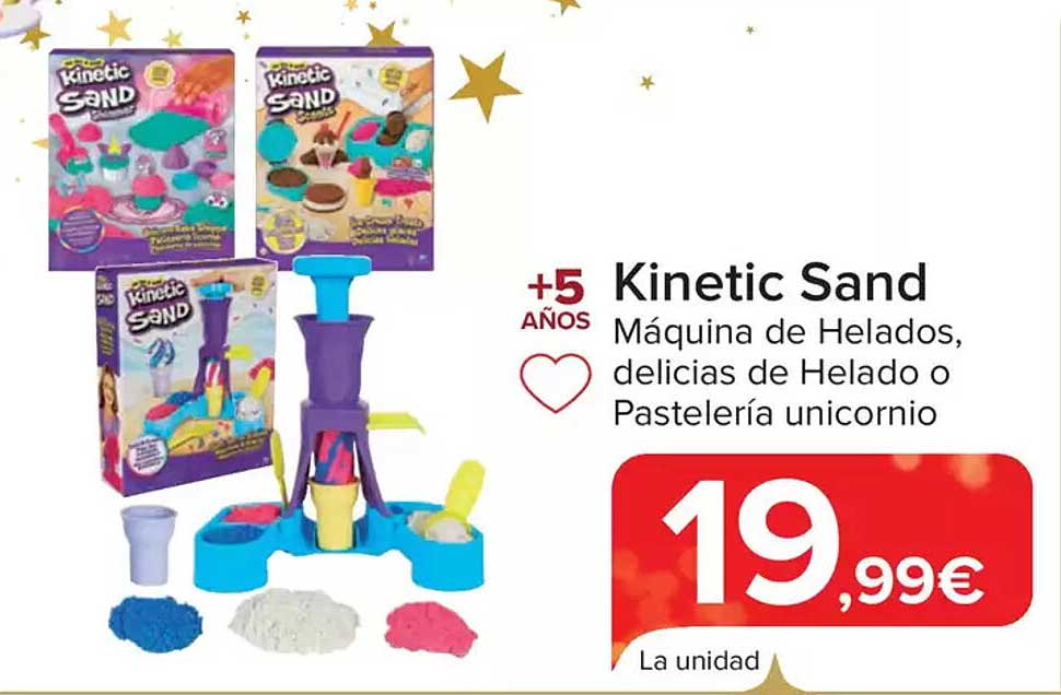 Kinetic Sand Máquina de Helados, delicias de Helado o Pastelería unicornio