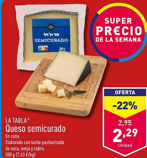 LA TABLA® Queso semicurado