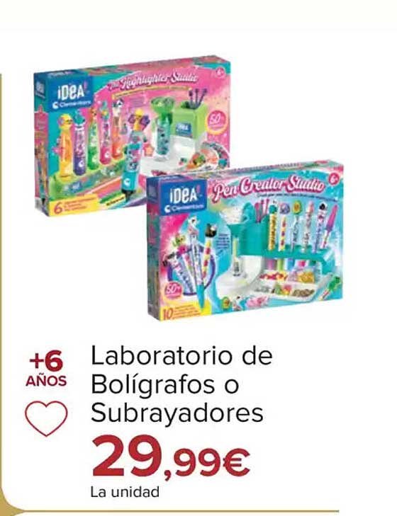 Laboratorio de Bolígraphos o Subrayadores