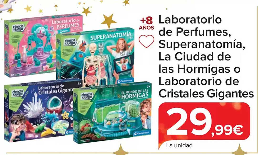 Laboratorio de Perfumes, Superanatomía, La Ciudad de las Hormigas o Laboratorio de Cristales Gigantes