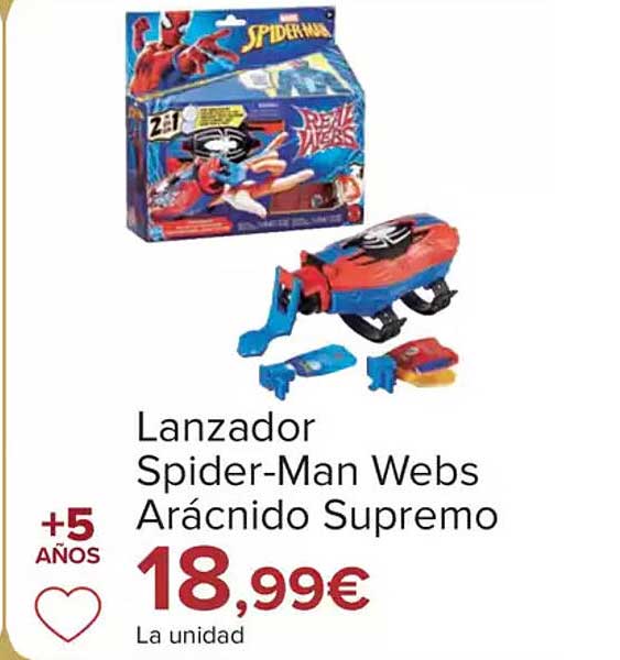 Lanzador Spider-Man Webs Arácnido Supremo