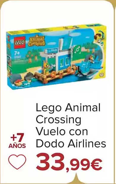 Lego Animal Crossing Vuelo con Dodo Airlines