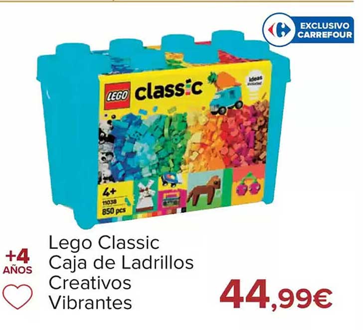 Lego Classic Caja de Ladrillos Creativos Vibrantes