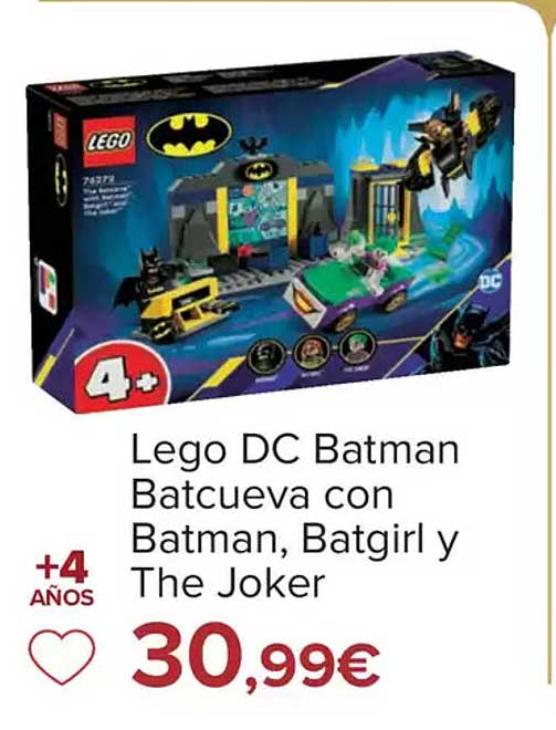 Lego DC Batman Batcueva con Batman, Batgirl y The Joker