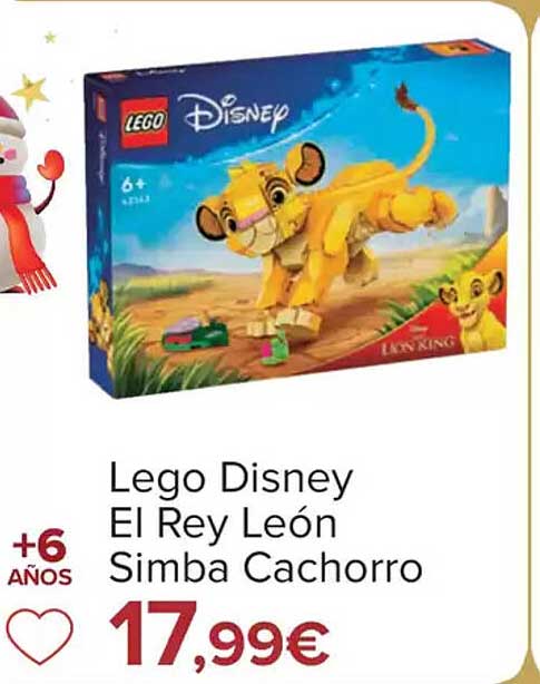 Lego Disney El Rey León Simba Cachorro