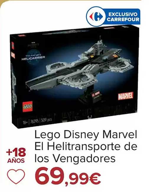 Lego Disney Marvel El Helitransporte de los Vengadores