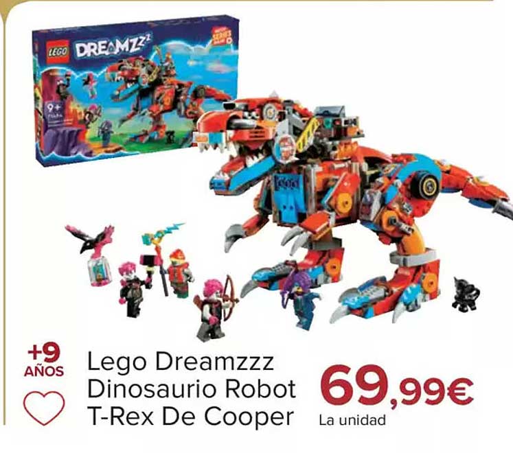 Lego Dreamzzzz Dinosaurio Robot T-Rex De Cooper