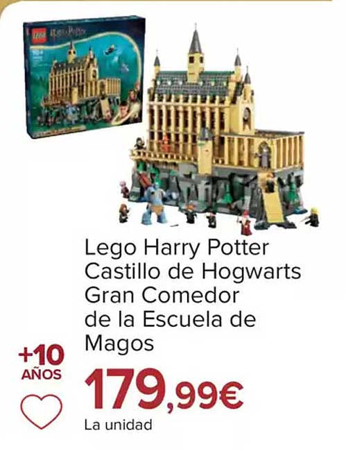 Lego Harry Potter Castillo de Hogwarts Gran Comedor de la Escuela de Magos