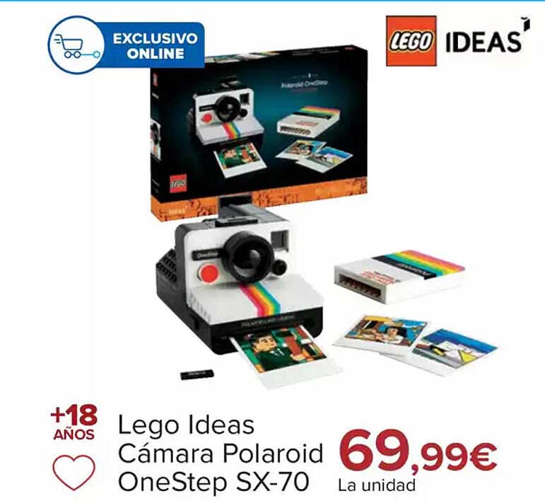 Lego Ideas Cámara Polaroid OneStep SX-70