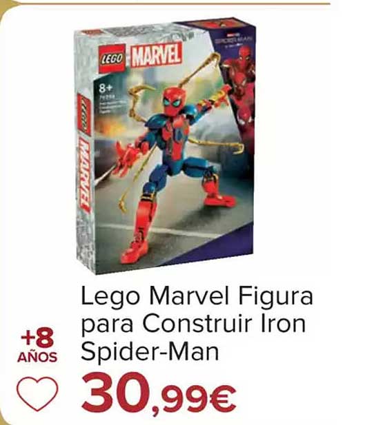 Lego Marvel Figura para Construir Iron Spider-Man