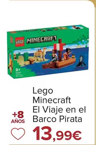 Lego Minecraft El Viaje en el Barco Pirata