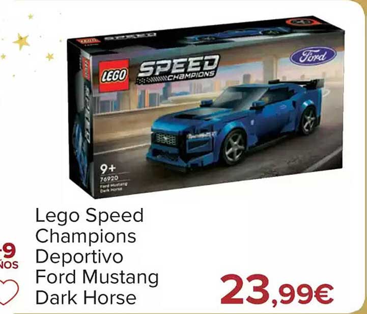 Lego Speed Champions Deportivo Ford Mustang Dark Horse