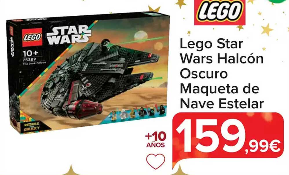 Lego Star Wars Halcón Oscuro Maqueta de Nave Estelar