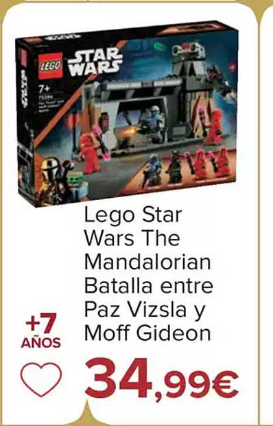 Lego Star Wars The Mandalorian Batalla entre Paz Vizsla y Moff Gideon