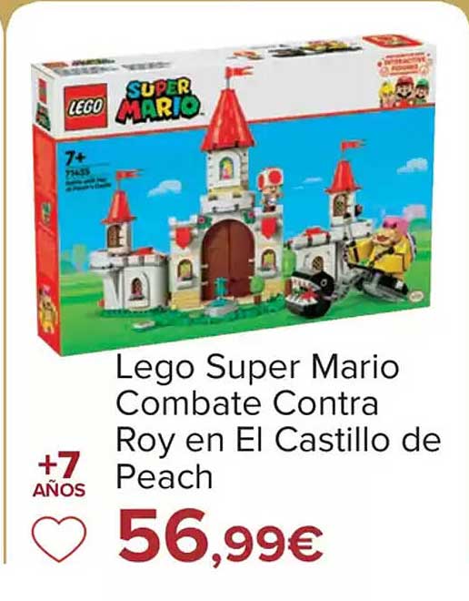 Lego Super Mario Combate Contra Roy en El Castillo de Peach