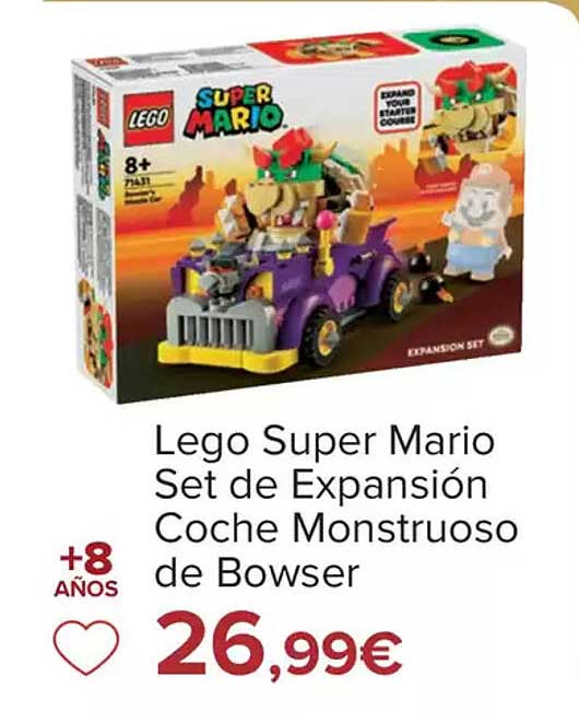 Lego Super Mario Set de Expansión Coche Monstruoso de Bowser