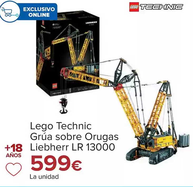 Lego Technic Grúa sobre Orugas Liebherr LR 13000