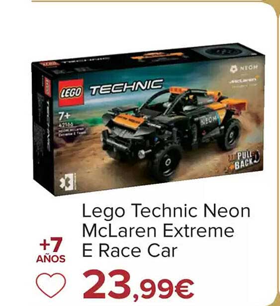 Lego Technic Neon McLaren Extreme E Race Car