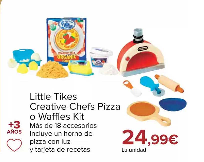 Little Tikes Creative Chefs Pizza o Waffles Kit