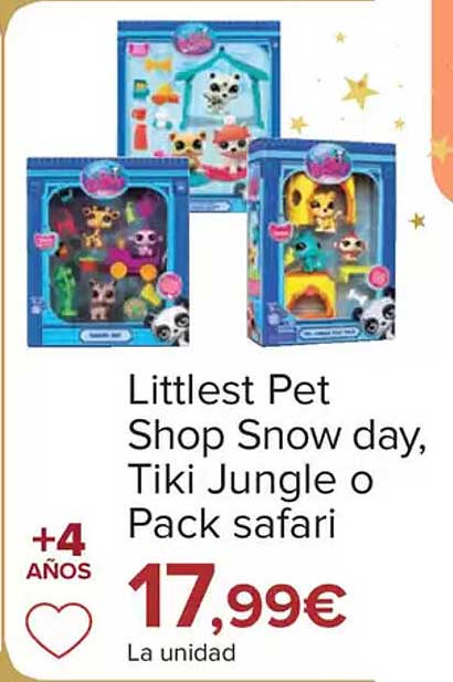 Littlest Pet Shop Snow day, Tiki Jungle o Pack safari