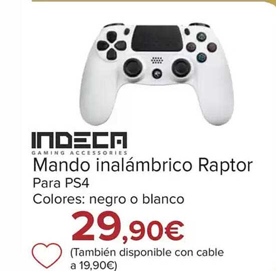 Mando inalámbrico Raptor para PS4