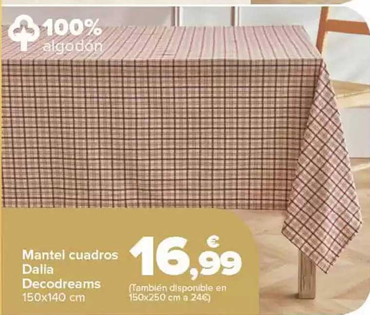 Mantel cuadrados Dalia Decodreams