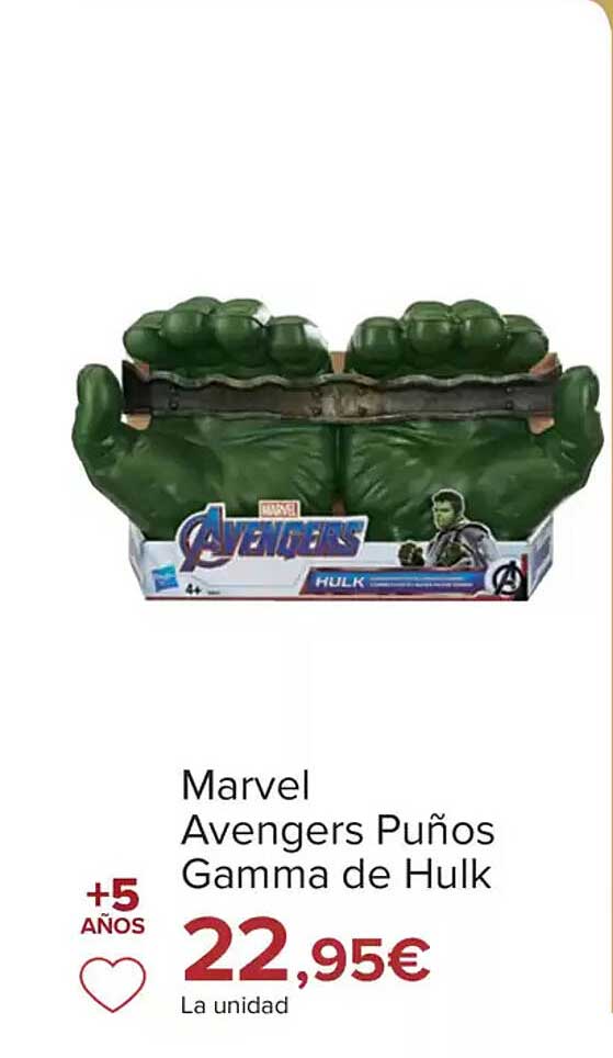 Marvel Avengers Puños Gamma de Hulk