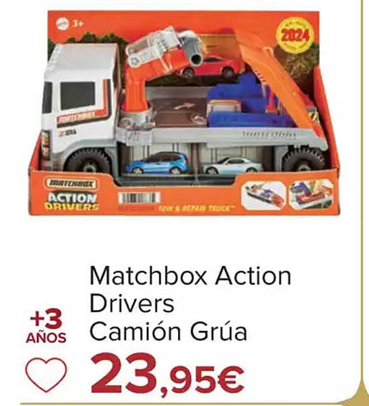 Matchbox Action Drivers Camión Grúa