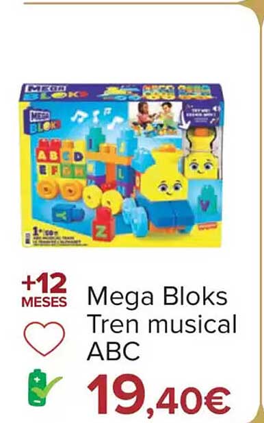 Mega Bloks Tren musical ABC