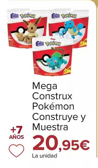 Mega Construx Pokémon Construye y Muestra