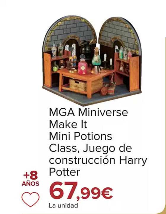 MGA Miniverse Make It Mini Potions Class, Juego de construcción Harry Potter