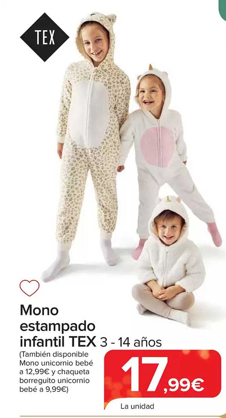 Mono estampado infantil TEX 3 - 14 años