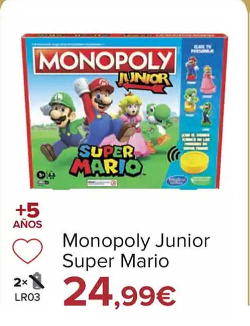 Monopoly Junior Super Mario