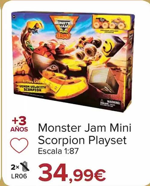 Monster Jam Mini Scorpion Playset