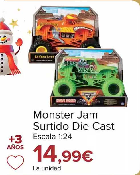 Monster Jam Surtido Die Cast