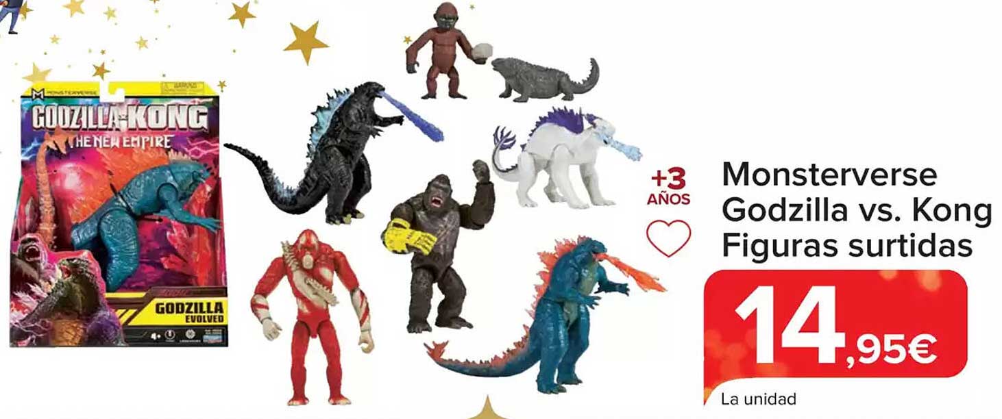 Monstersverse Godzilla vs. Kong Figuras surtidas