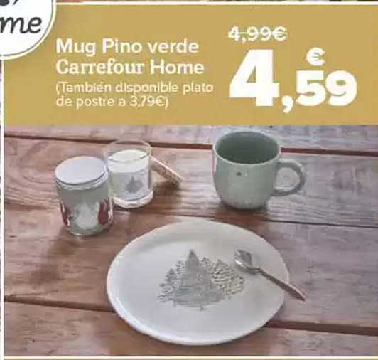 Mug Pino verde Carrefour Home