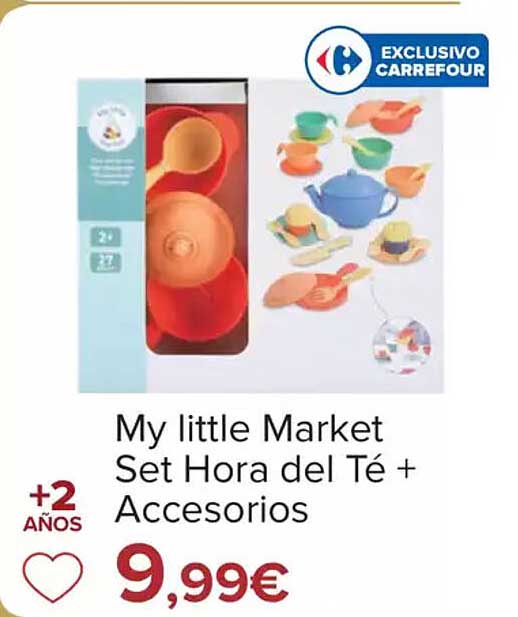 My little Market Set Hora del Té + Accesorios