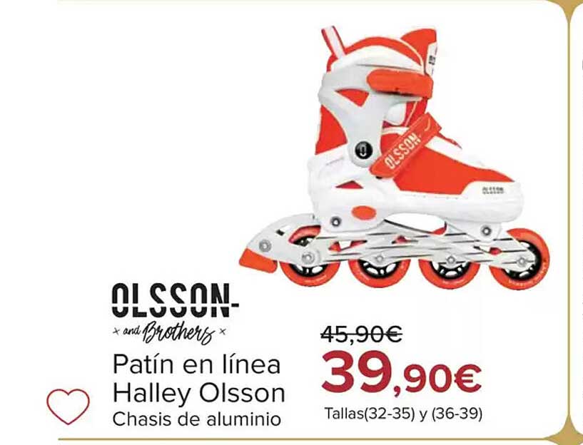 Patín en línea Halley Olsson