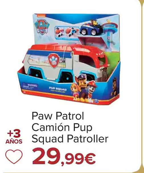 Paw Patrol Camión Pup Squad Patroller