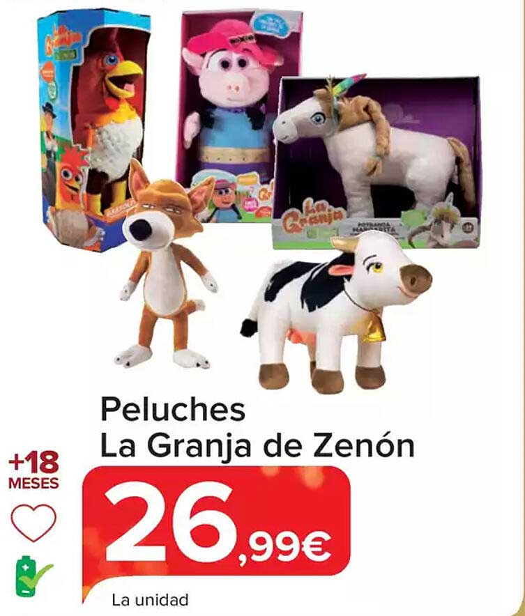 Peluches La Granja de Zenón