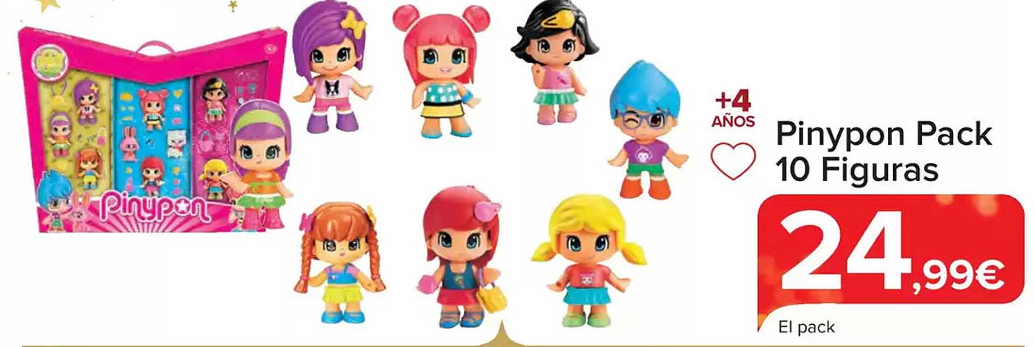 Pinypon Pack 10 Figuras