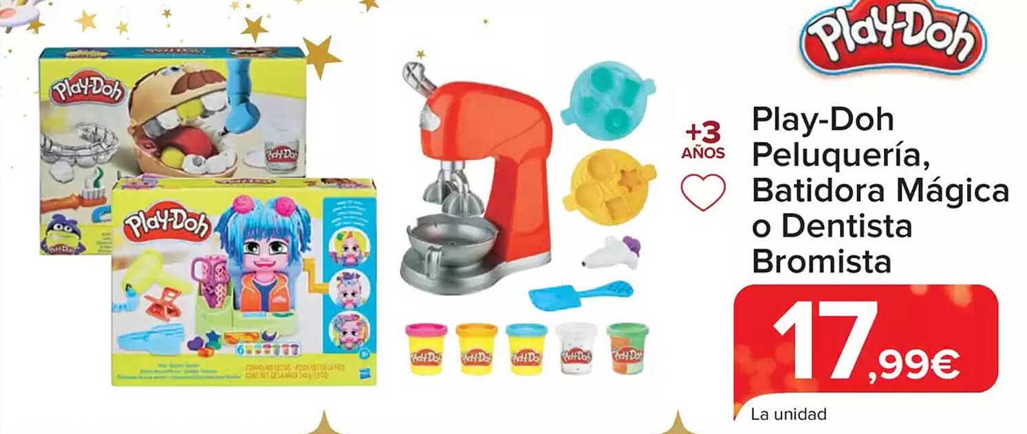 Play-Doh Peluquería, Batidora Mágica o Dentista Bromista